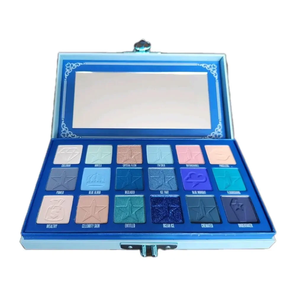 NEW Jeffree Star Cosmetics Blue Blood Eyeshadow Palette 18 Shades BRAND NEW